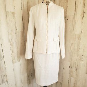 CHARTER CLUB 2 PIECE STRETCH SKIRT and JACKET SET